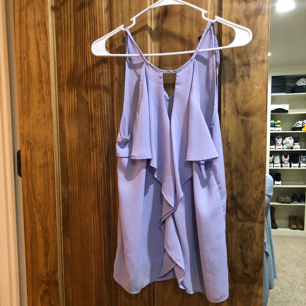 EUC Mossimo flowy Lilac top